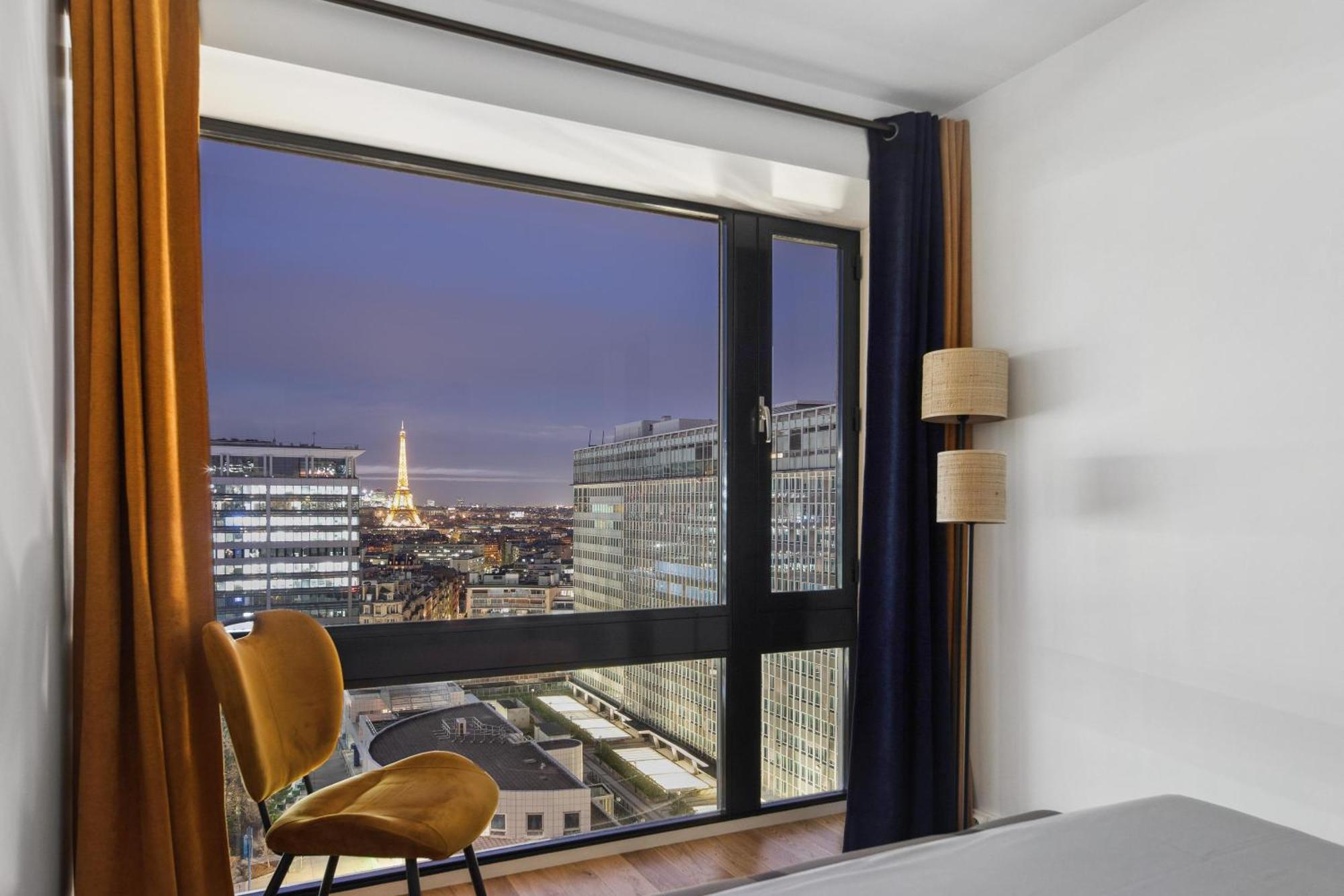Paris Luxury Apartment 75M2 With Eiffel Tower View, 1 Min Metro, Parking Kültér fotó