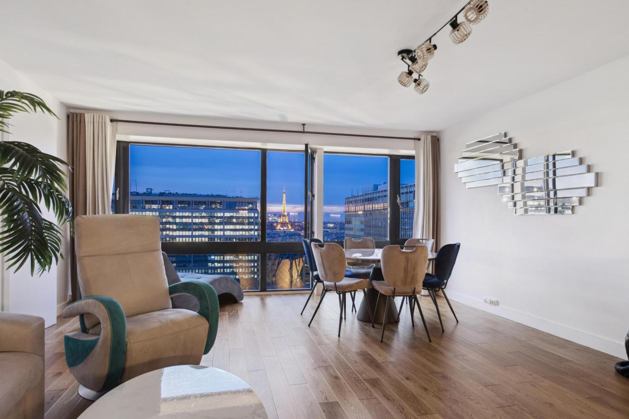 Paris Luxury Apartment 75M2 With Eiffel Tower View, 1 Min Metro, Parking Kültér fotó